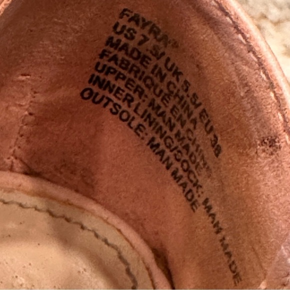 Women’s Barbie flats shoes 7.5 Blush Pink Slip On Flats Loafer Pointed Toe Stud - Picture 8 of 10